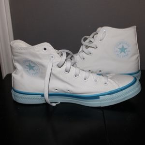 NWT Converse White/Blue Chuck Taylors